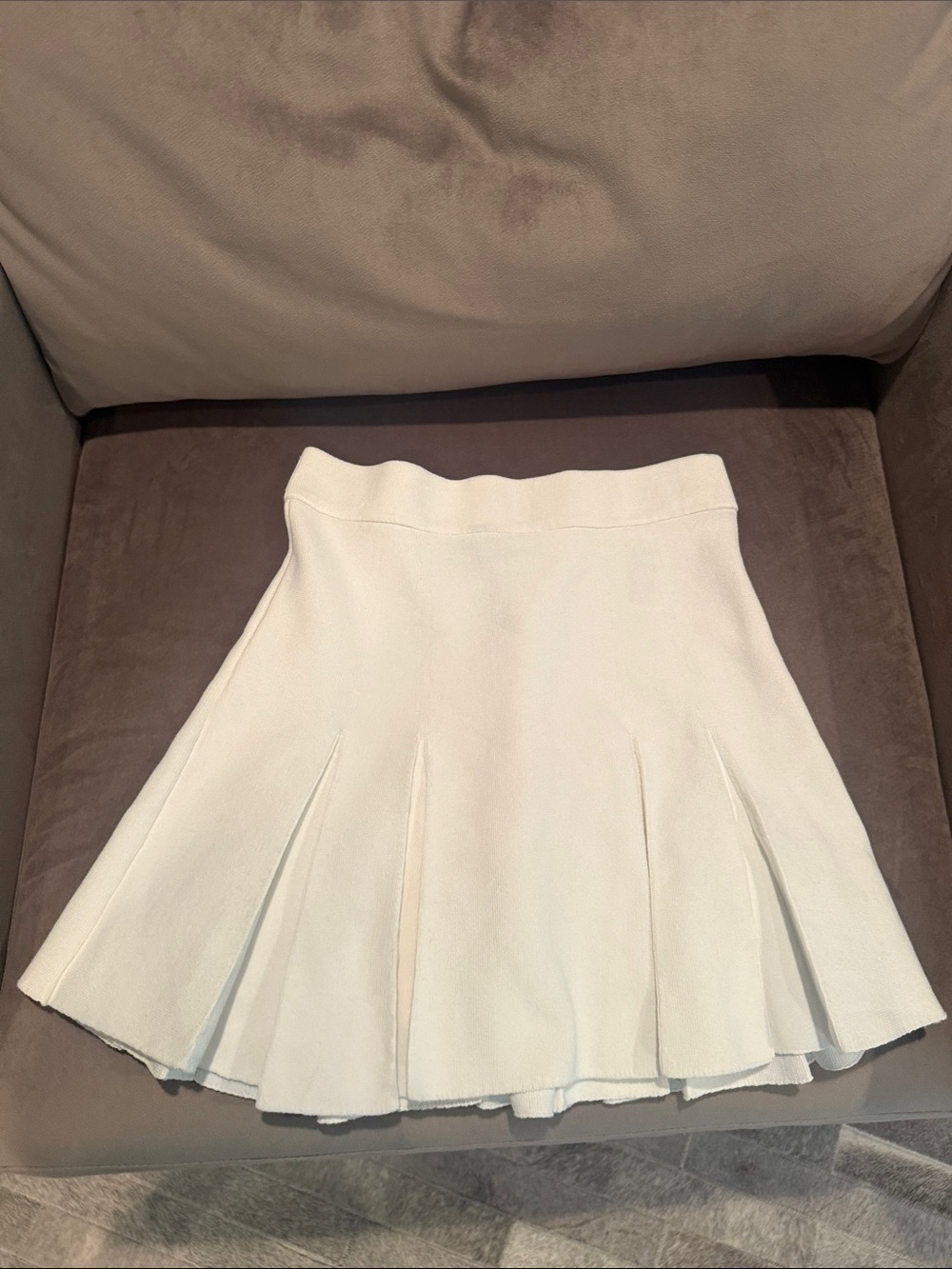 Classic White Flared Skirt - Women's